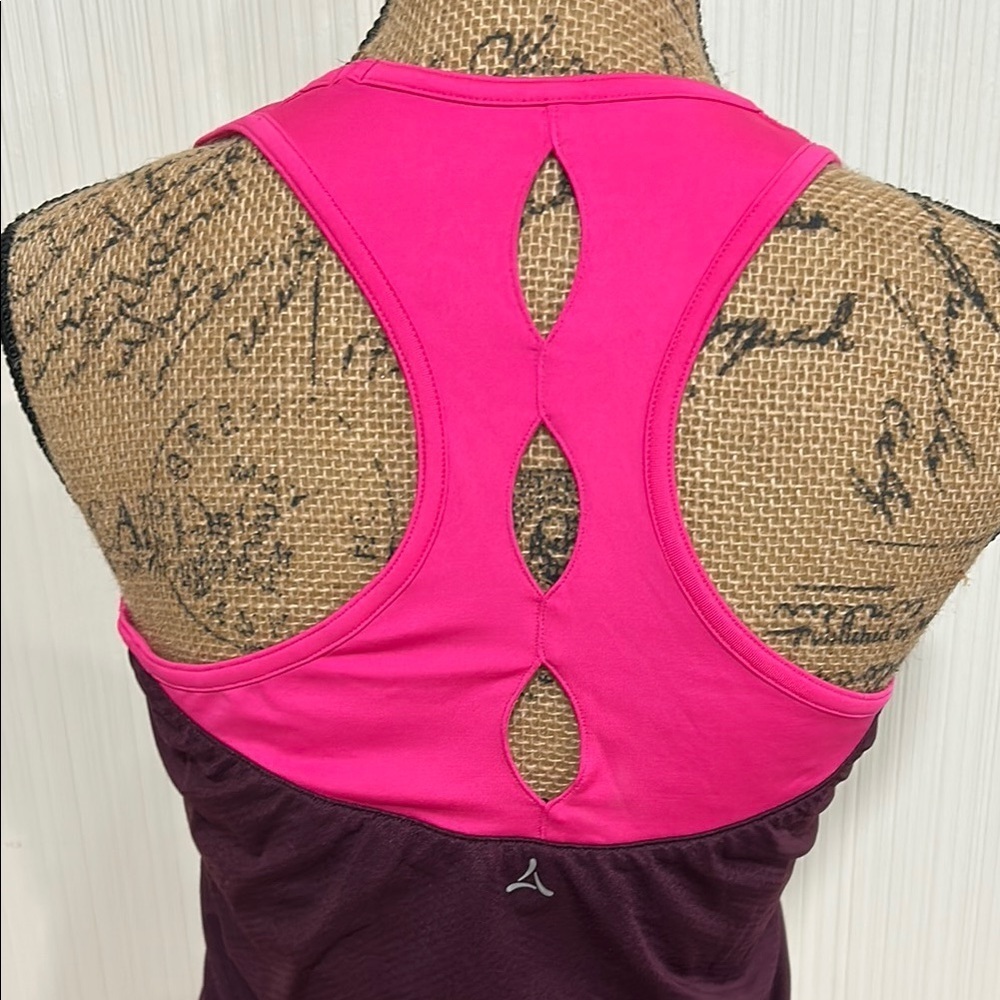 Aspire Purple Ruched Sleeveless Tank Top - Picture 5 of 10